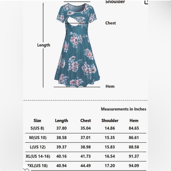 Quinee Maternity Nursing/Breastfeeding Dress - Picture 8 of 8